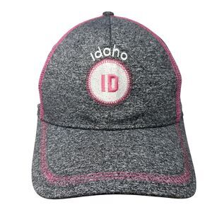 Idaho ID Strapback Hat Gray One Size Adjustable Embroidered 6 Panel Paramount